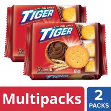 Tiger Chocolate Cream Sandwich Cracker Multipack (243g x 2)